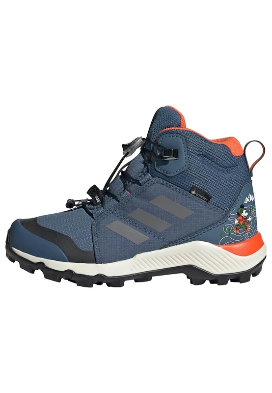 adidas Unisex Kids Terrex Disney MID Gore-TEX Hiking Shoes, Wonder Steel/Grey Three/Orange, 6 UK