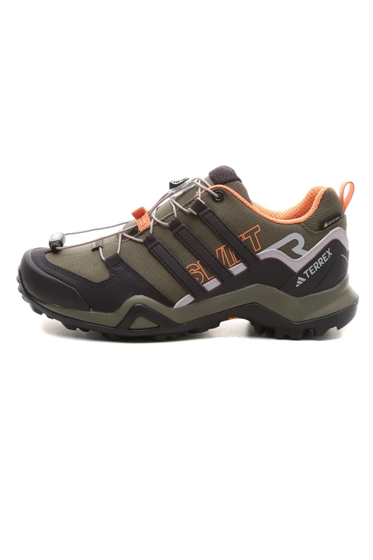 adidas Women's Terrex Swift R2 Gore-TEX Hiking Shoes, Olive strata/Aurora Black/Amber Tint, 5 UK