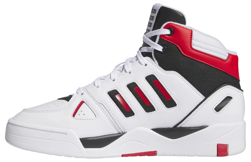 adidas Men's MIDCITY MID Shoes, Cloud White/Collegiate RED/core Black, 4 UK
