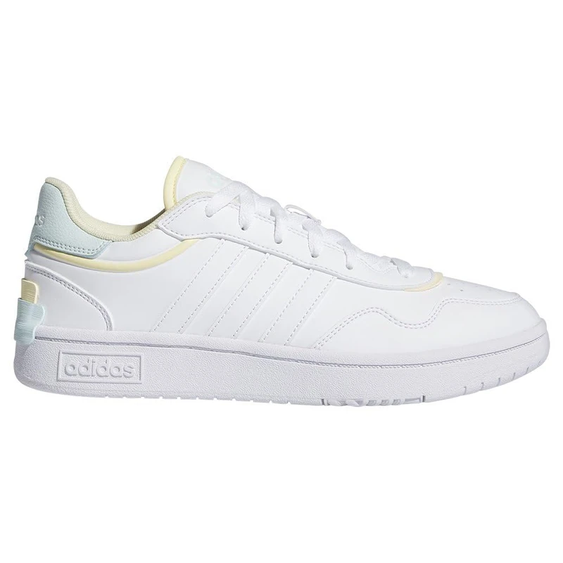 adidas Women's Hoops 3.0 SE Shoes, Cloud White/Easy Yellow/Halo Mint, 3 UK