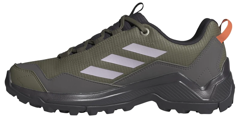 adidas Women's Terrex Eastrail Gore-TEX Hiking Shoes, Olive strata/Silver Dawn/Amber Tint, 4.5 UK