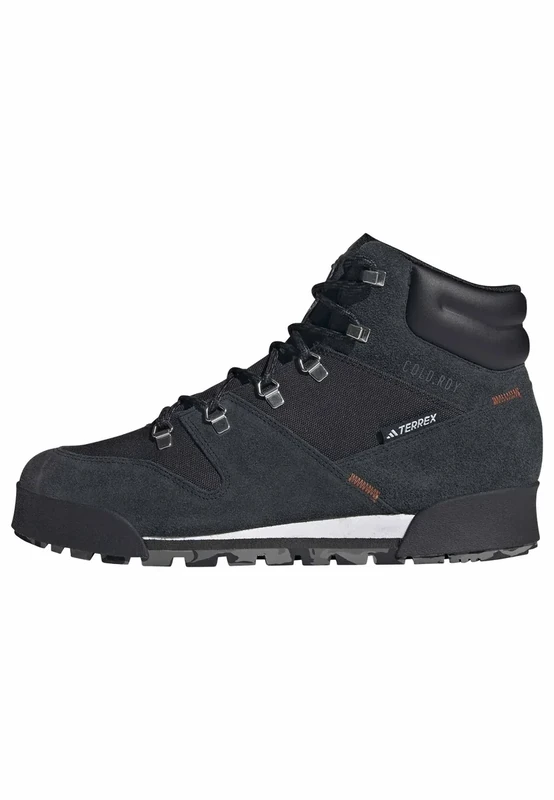 adidas Men's Terrex Snowpitch Cold.RDY Hiking Shoes, Core Black/Core Black/Orange, 11.5 UK