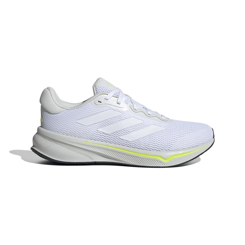 adidas Men's Response Runner Shoes, Cloud White/Cloud White/Lucid Lemon, 12.5 UK