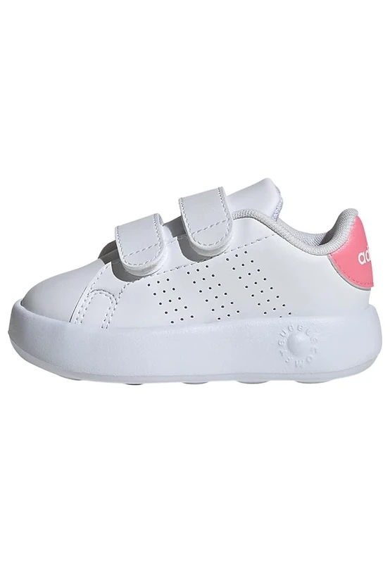adidas Unisex Kids Advantage Shoes Kids, Cloud White/Bliss Pink/Core Black, 3 UK Child