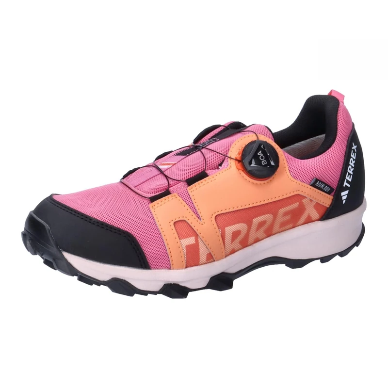 adidas Unisex Kids Terrex Agravic BOA RAIN.RDY Trail Running Shoes, Pink Fusion/Putty Mauve/core Black, 3 UK