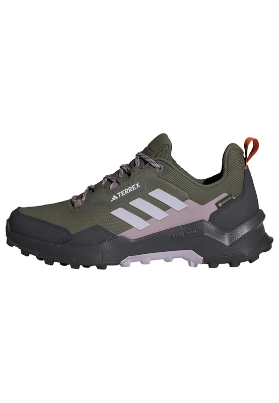 adidas Women's Terrex AX4 Gore-TEX Hiking Shoes, Olive Strata/Silver Dawn/Fig, 4.5 UK