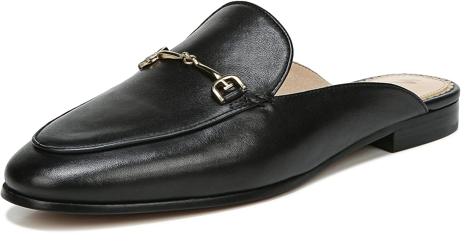 Sam Edelman Women's Linnie Ballet Flat, Black Modena Calf Leather, 13