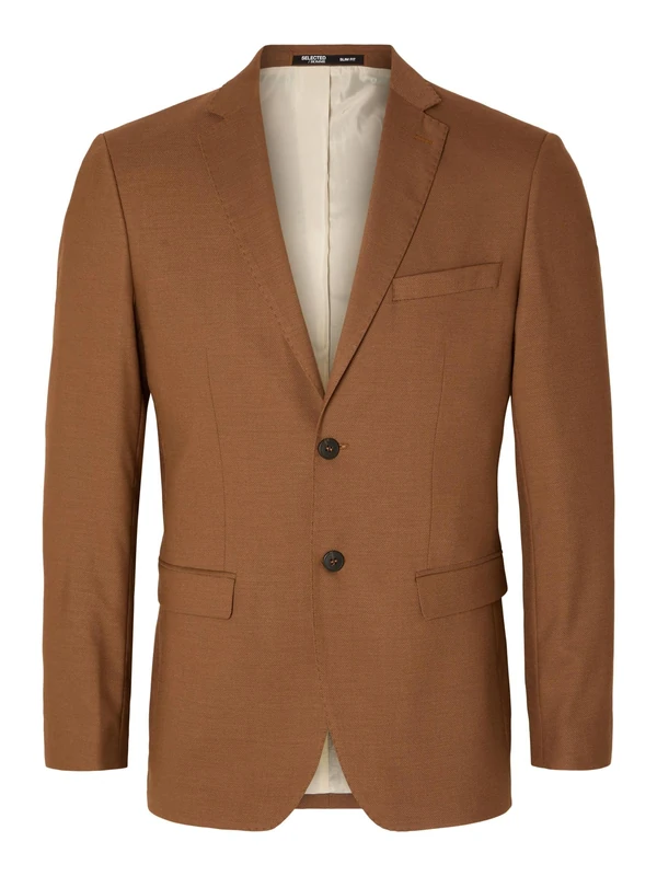 SELETED HOMME Men's Slhslim-Neil BLZ B Noos Jacket, Brownie, 36L