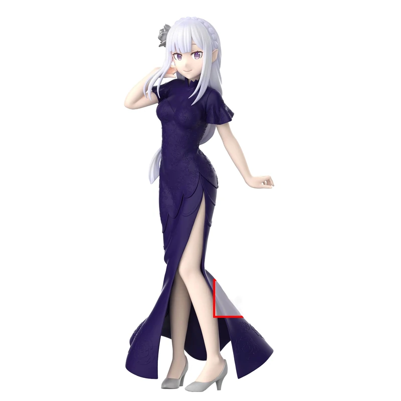 BANPRESTO Emilia Re:Zero-Starting Life In Another World Glitter & Glamours 24 cm, Multicoloured BP89039P