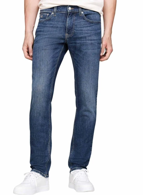 Tommy Jeans Men's Scanton Slim Ch0256 Co Slim, Denim Dark, 28W / 32L