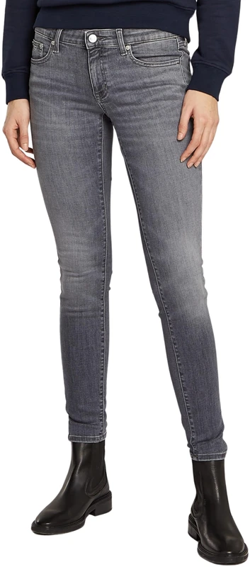 Tommy Jeans Women's Sophie Lw Skn Ch0277 Co Dw0dw19260 Skinny, Denim Black, 34W / 34L