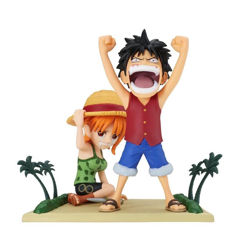 BANPRESTO - One Piece - Log Stories - Luffy & Nami, Bandai Spirits World Collectable Figure - Image 1
