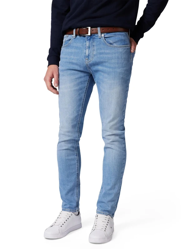 Tommy Jeans Men's Austin Slim Fit Jeans, Blue (Denim Medium), 28W/34L