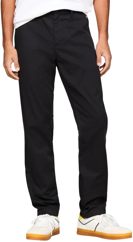 Tommy Jeans Men's Tjm Austin Lightweight Slim Fit Chinos, Black (Black), 32W/36L