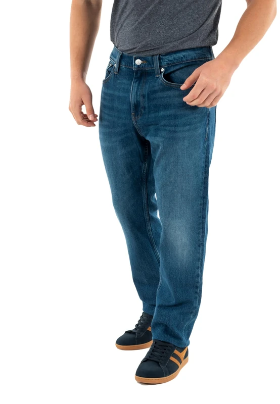 Tommy Jeans Men's Ryan Rglr Strght Ch0152 Co Straight, Denim Dark, 28W / 34L - Image 1