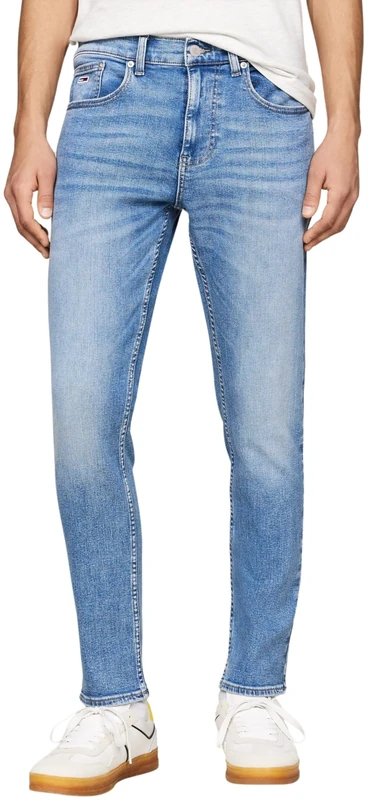Tommy Jeans Men's Austin Slim Tprd Ch0237 Co Slim, Denim Medium, 32W / 36L