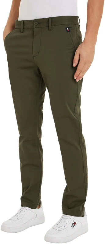 Tommy Jeans Men's Tjm Austin Lightweight Chino Chino, Fatigue Green, 29W / 36L
