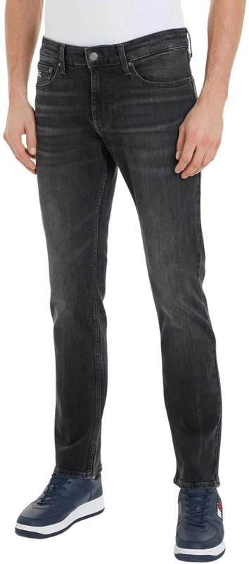 Tommy Jeans Men's Scanton Slim Fit Jeans, Blue (Denim Black), 28W/36L