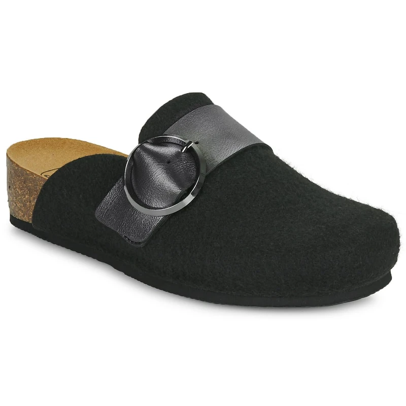 Scholl Women's Amalfi Clog Sandal, Black, 7 UK