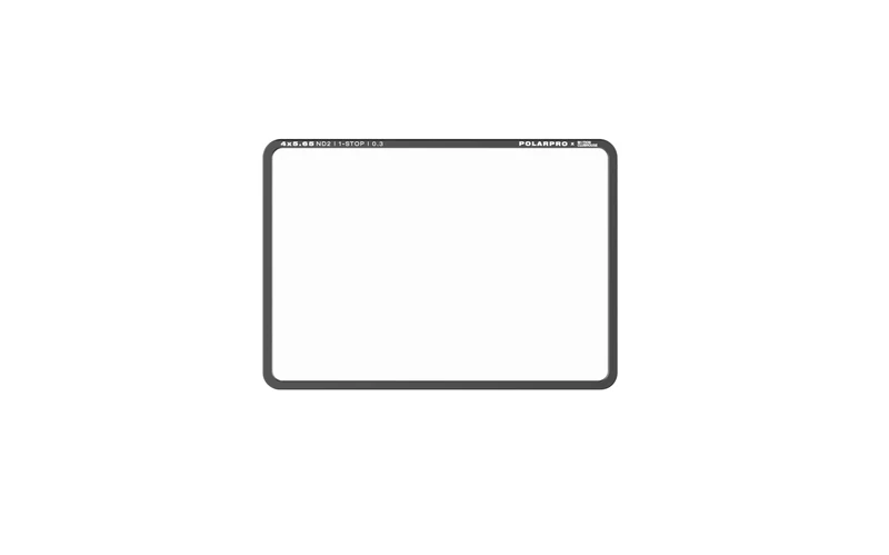 PolarPro - ND2-4x5.65 Filter - 1-Stop Neutral Density - Aluminum Frame - 100% Visible Filter Etchings - Fingerprint-Free Handling - Enhanced Color Accuracy