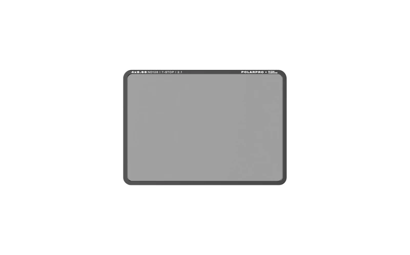 PolarPro - ND128-4x5.65 Filter - Fully Encased Filters - 7-Stop Neutral Density - Aluminum Frame - 100% Visible Filter Etchings - Fingerprint-Free Handling - Enhanced Color Accuracy