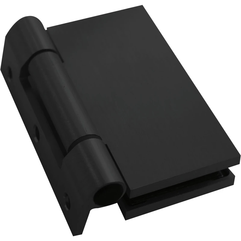 DH-GW-SZ Sauna Door Hinge Black Square Glass Wood