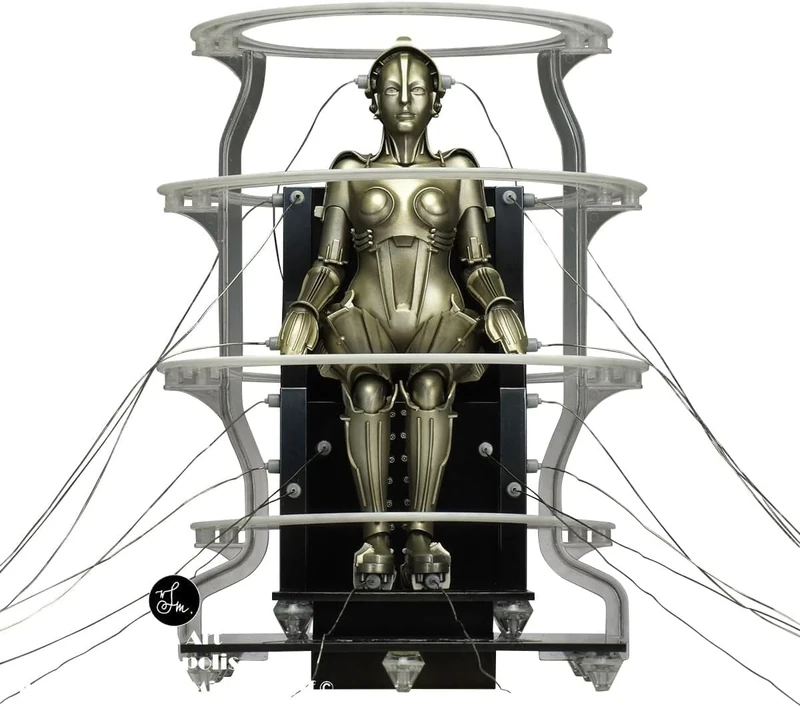 X-PLUS - Metropolis - Maschinenmensch Seated 1/8 Plastic Model Kit