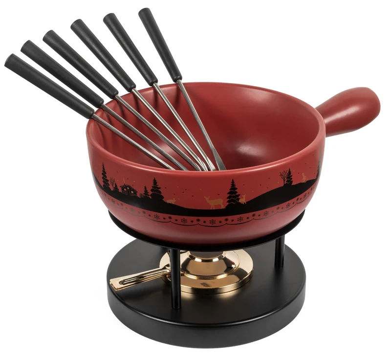 Kuhn Rikon 32319 Cheese Fondue, Clay
