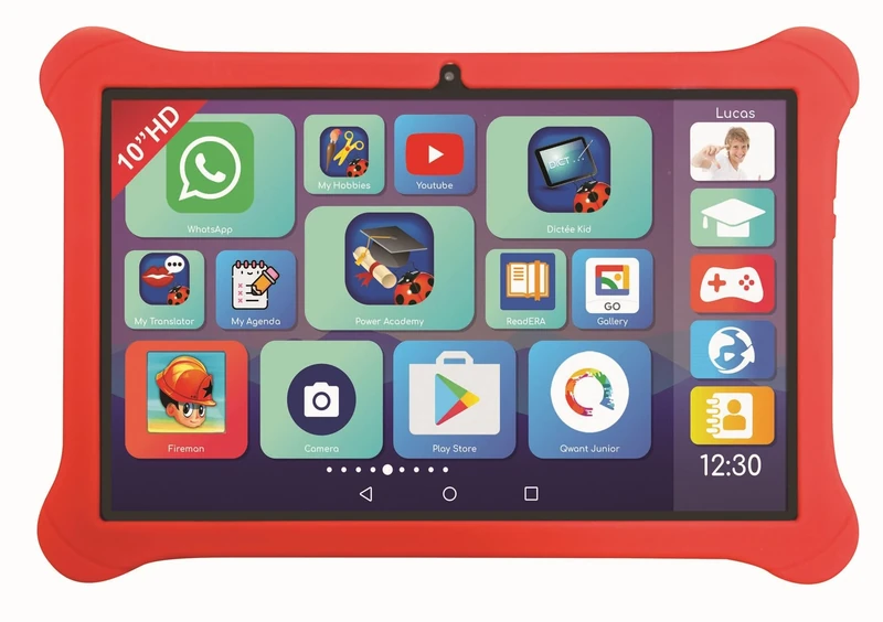 LEXIBOOK, Lexipad® 10'', Edutainment tablet, Powered by Android™, Designed for the whole family, Educational and fun content, Parental control, TLN10EN