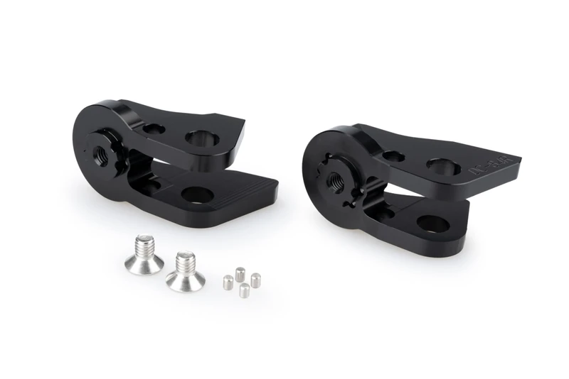 Puig 21231N Adaptor Adjustable Rider Footpeg Black