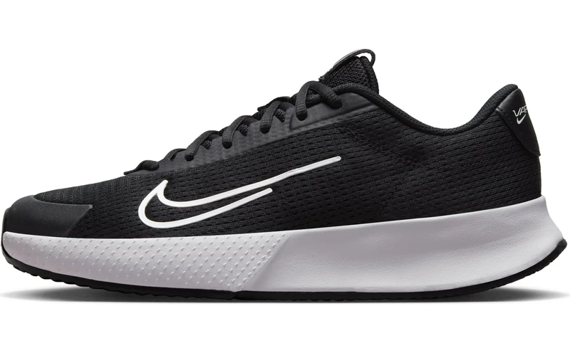 Nike Men's M Vapor Lite 2 ClyTennis Shoes, Black White, 4 UK