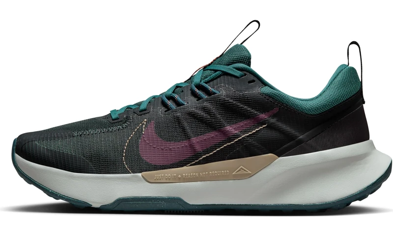 NIKE Men's Juniper Trail 2 Nn Low, Black Night Maroon Deep Jungle, 8.5 UK - Image 1