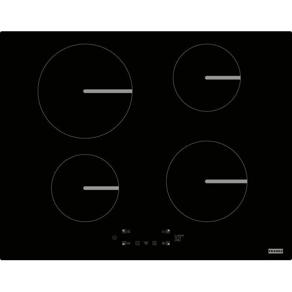 Induction hob with 2 heating fields from Franke Smart FSM 654 I BK - black - 108.0606.107