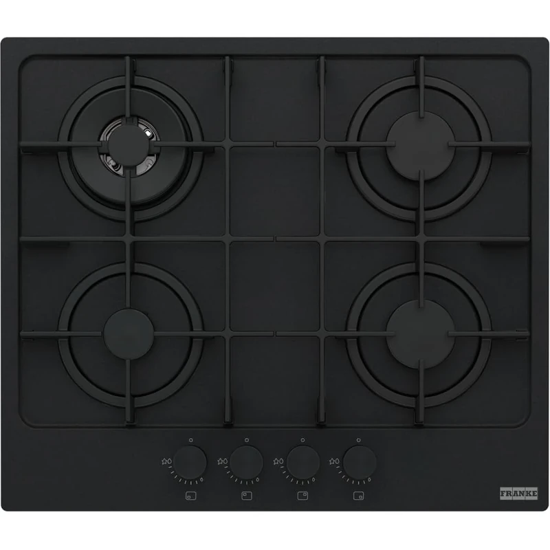 Gas hob with 4 burners from Franke Maris FHMA 604 3G DC MB C - black matt - 106.0670.112