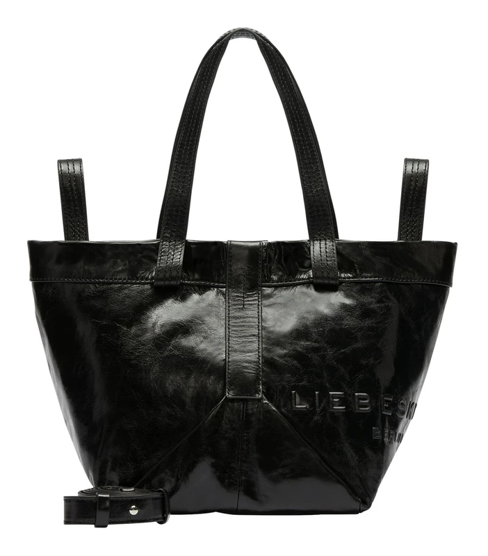 Liebeskind Women's Shopper S-Elvira Pt Crinkle Black, Small