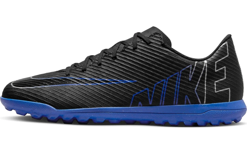 NIKE Men's Zoom Vapor 15 Academy Fg/Mg Low, Black Chrome Hyper Royal, 4.5 UK - Image 1