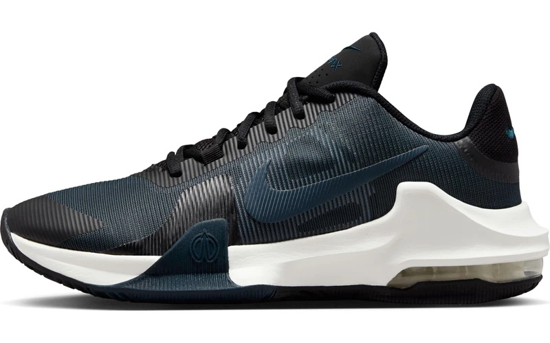NIKE Air Max Impact 4 Three Quarters Tall Black/Armory Navy-Summit White 13
