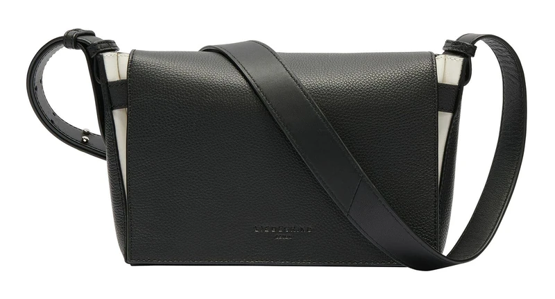 LIEBESKIND BERLIN Leather cross body bag Hilla Small Pebble Crossbody Bag Black