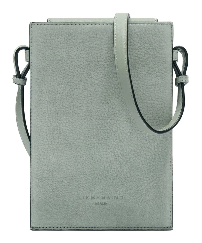 LIEBESKIND Women's Hilla Mobile Pouch Neck Accessories, Opal Green Nubuck, small
