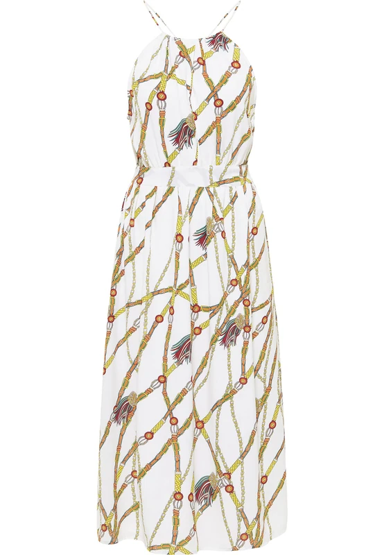 faina Women's Elegant midi Dress, L