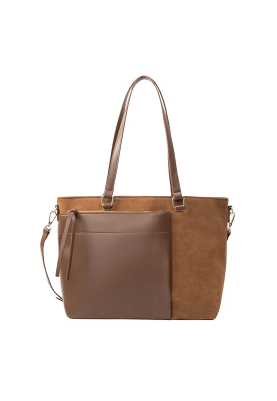 usha BLACK LABEL Women's Shopper, Camel, One Size