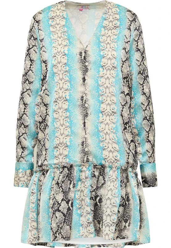 IZIA Women's Reptile Print Dress, L