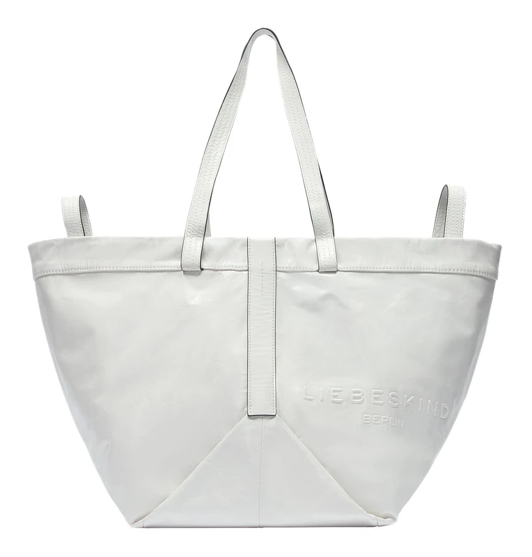 Liebeskind Women's Shopper L-Elvira Pt Crinkle-Arctic, Small