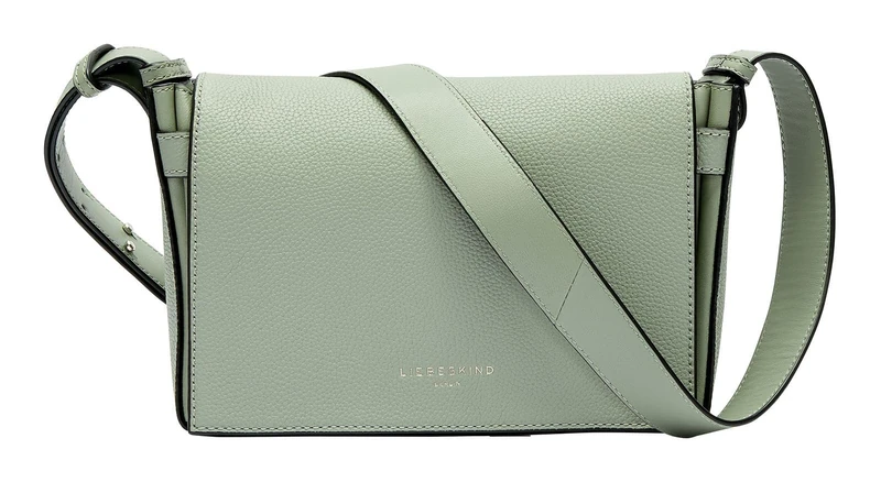 LIEBESKIND BERLIN Leather cross body bag Hilla Small Pebble Crossbody Bag Opal Green khaki
