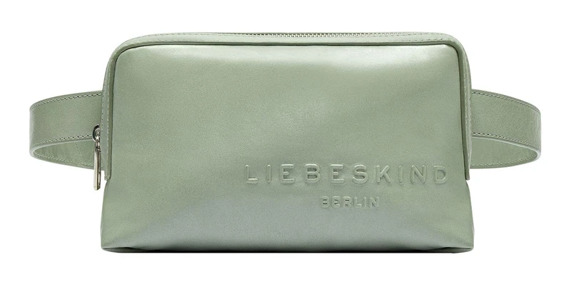 LIEBESKIND BERLIN Leather cross body bag Elvira Lamb SF Verna Belt Bag Opal Green khaki