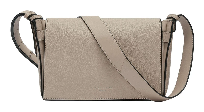 LIEBESKIND BERLIN Leather cross body bag Hilla Small Pebble Crossbody Bag Stone beige