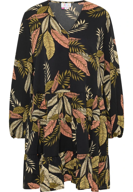 IZIA Women's Long Sleeve Dress, L