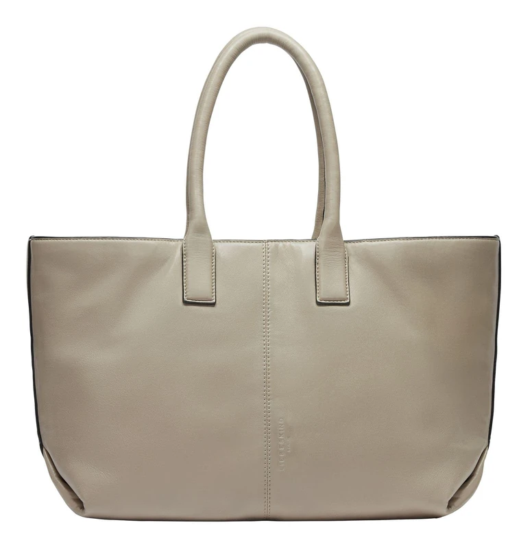 LIEBESKIND BERLIN Leather shopper bag Seasonal Noos Sheep Natural Chelsea Shopper Stone taupe