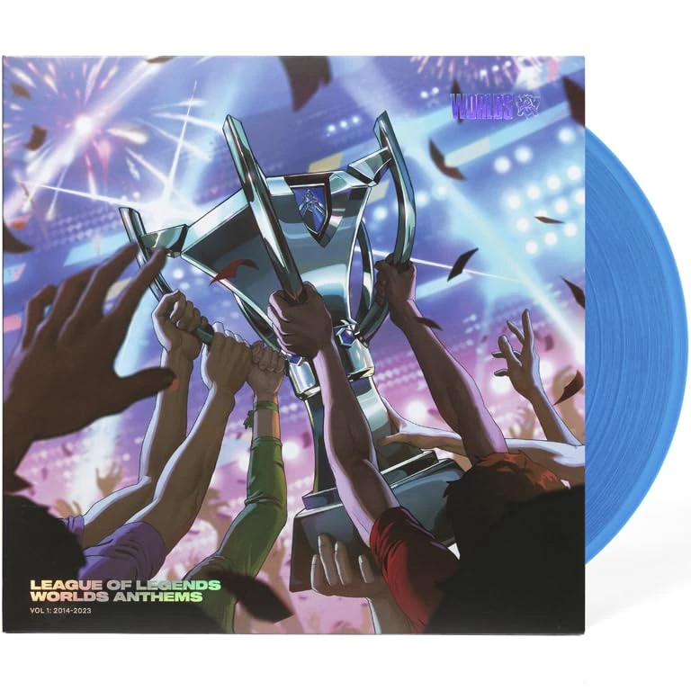 LEAGUE OF LEGENDS WORLDS ANTHEMS VOL 1: 2014-2023 (BLUE VINYL) [VINYL] - Image 1