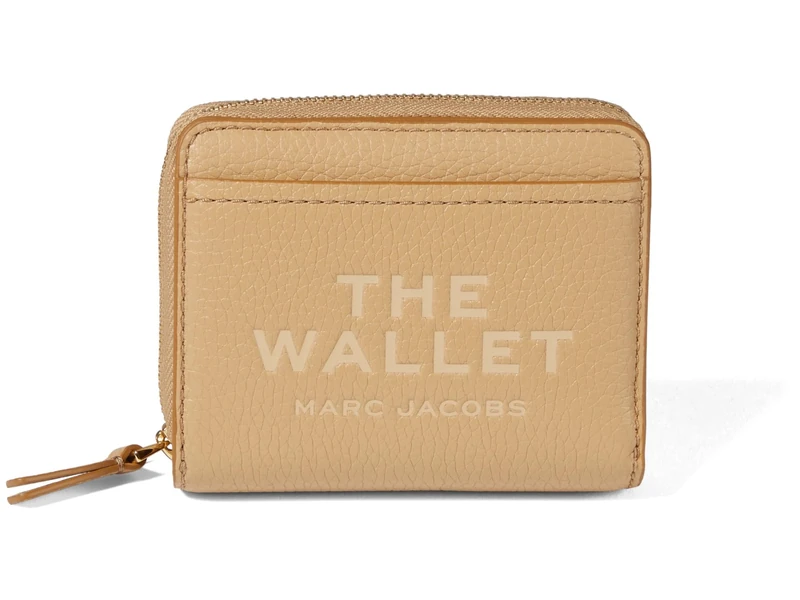 MARC JACOBS Women's The MINI Compact Wallet, Brown, ONE Size